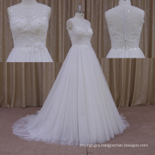 The New Thick Aline Layered Chiffon Wedding Dress